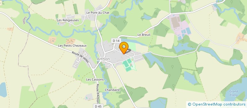 localisation de l'entreprise SCI DELPEUCH SARRADIN à ARTHON
