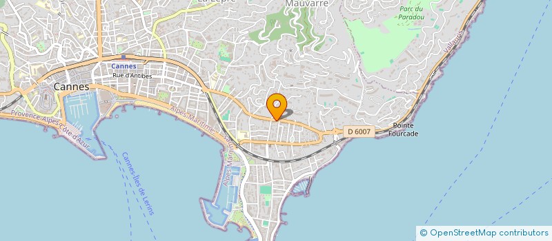 localisation de l'entreprise SCI DELPH à CANNES