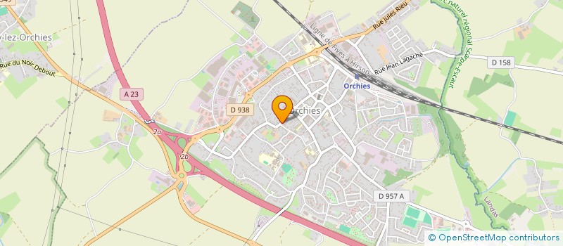 localisation de l'entreprise SCI DELPH  ORCHIES