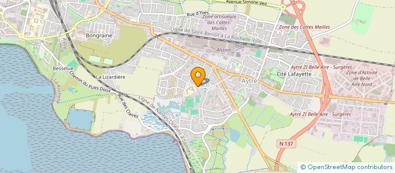 localisation de l'entreprise SCI DELPHANT  AYTRE