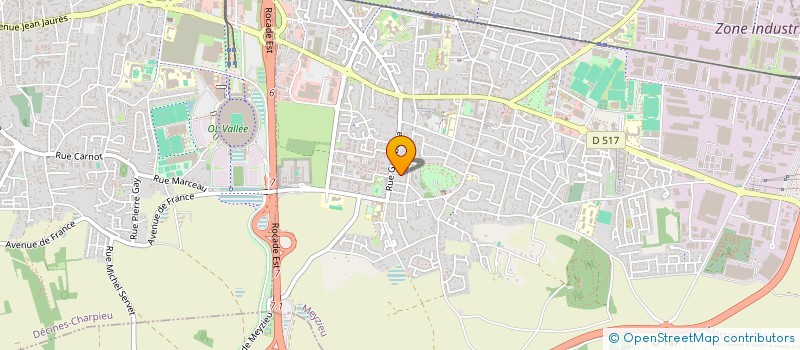 localisation de l'entreprise SCI DELPHANY  MEYZIEU