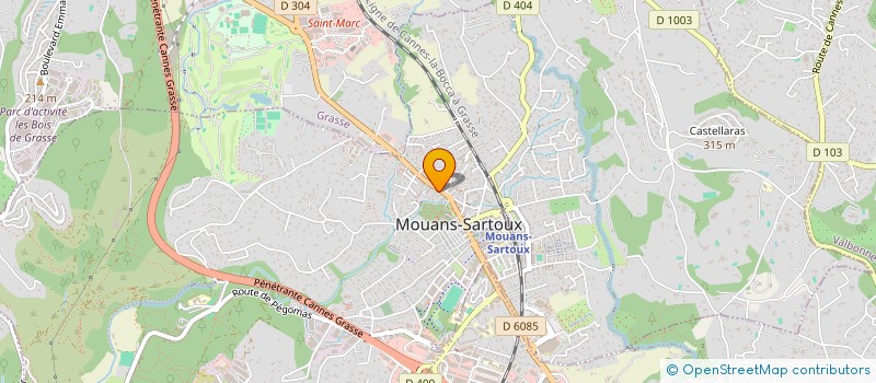 localisation de l'entreprise SCI DELPHE à MOUANS-SARTOUX