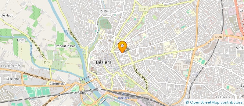 localisation de l'entreprise SCI DELPHEAPOLIS à BEZIERS