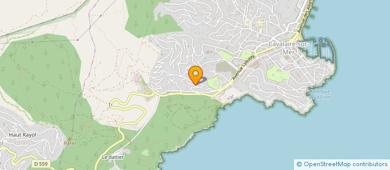 localisation de l'entreprise SCI DELPHI à CAVALAIRE-SUR-MER