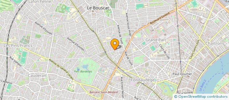 localisation de l'entreprise SCI DELPHIA  LE BOUSCAT