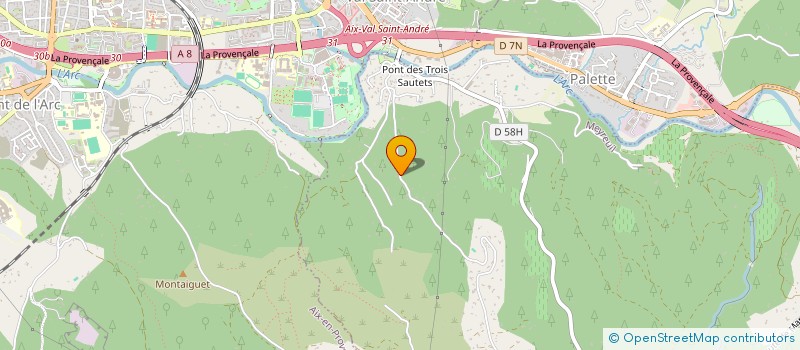 localisation de l'entreprise SCI DELPHICLE  MEYREUIL