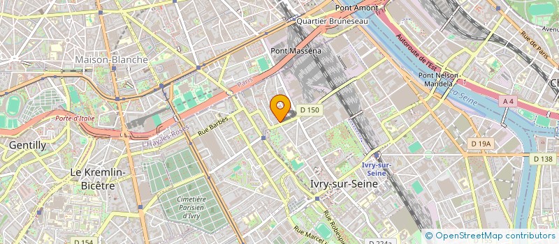localisation de l'entreprise SCI DELPHIL à IVRY-SUR-SEINE