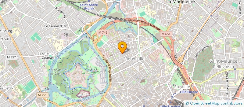 localisation de l'entreprise SCI DELPHIN DUTEMPLE II à LILLE