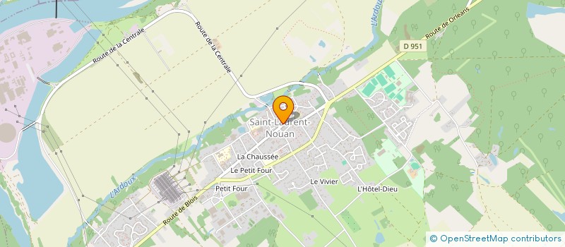 localisation de l'entreprise SCI DELPHINE  SAINT-LAURENT-NOUAN