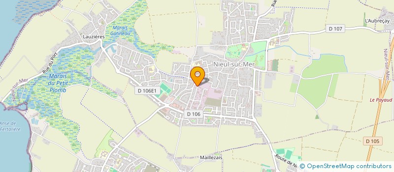 localisation de l'entreprise SCI DELPHINE  NIEUL-SUR-MER