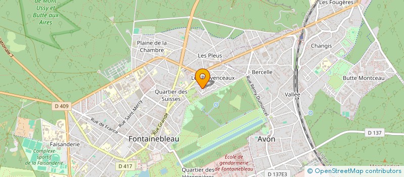 localisation de l'entreprise SCI DELPHINE à FONTAINEBLEAU