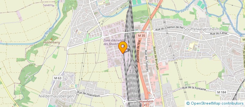 localisation de l'entreprise SCI DELPHINE  MUNDOLSHEIM