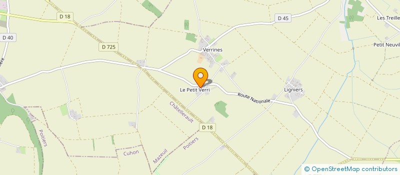 localisation de l'entreprise SCI DELPHINE ET MELANIE  CHOUPPES