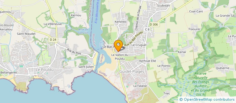 localisation de l'entreprise SCI DELPHINIUM  GUIDEL