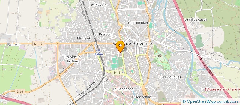 localisation de l'entreprise SCI DELPHINUS  SALON-DE-PROVENCE