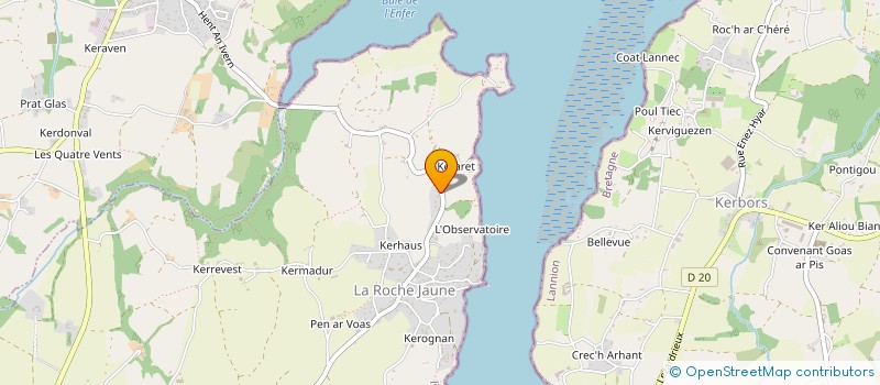 localisation de l'entreprise SCI DELPHIS GOETTMANN à PLOUGUIEL