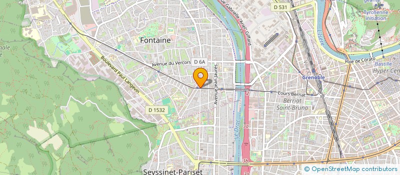 localisation de l'entreprise SCI DELPHISA  FONTAINE