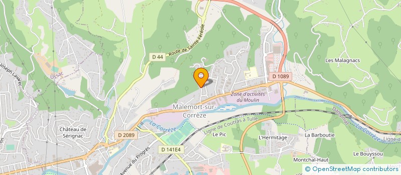 localisation de l'entreprise SCI DELPHY à MALEMORT