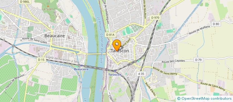 localisation de l'entreprise SCI DELPI  TARASCON