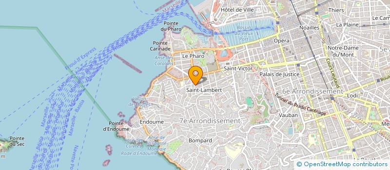 localisation de l'entreprise SCI DELPIN à MARSEILLE