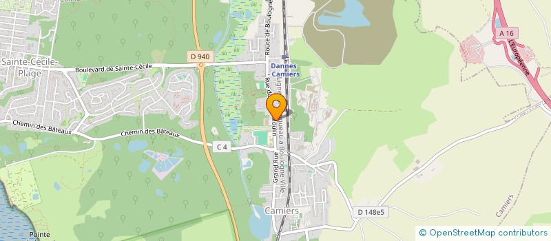 localisation de l'entreprise SCI DELPLACE  CAMIERS