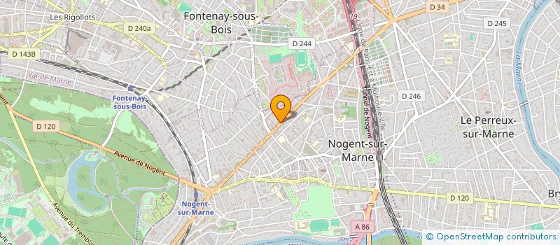 localisation de l'entreprise SCI DELPLANQUE CHAMPY à NOGENT-SUR-MARNE