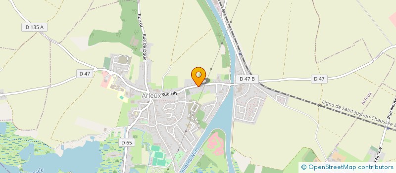 localisation de l'entreprise SCI DELPLANQUE IMMOBILIER  ARLEUX