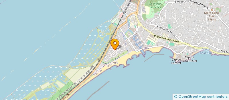 localisation de l'entreprise SCI DELPONTE  SETE