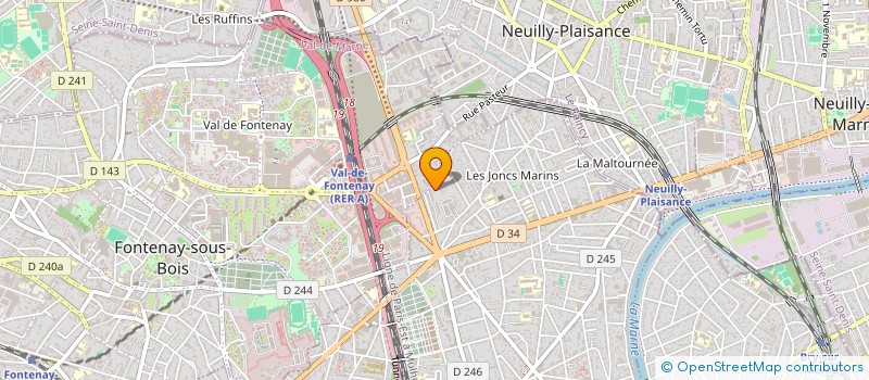 localisation de l'entreprise SCI DELPOR  LE PERREUX-SUR-MARNE