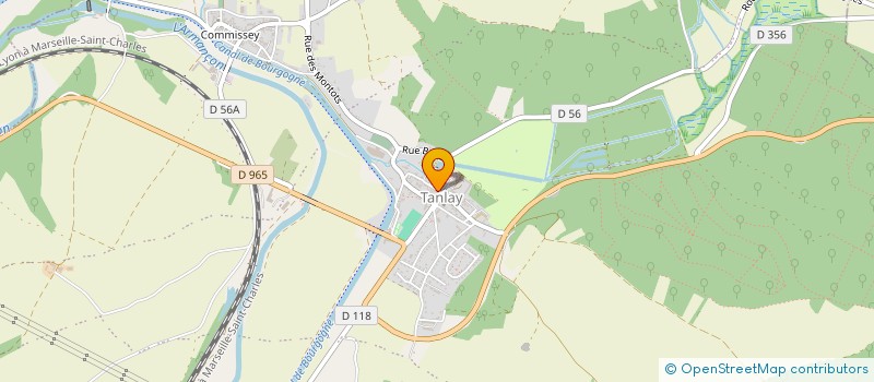 localisation de l'entreprise SCI DELPRAT SEMUR  TANLAY