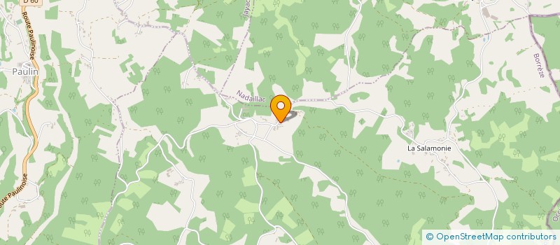 localisation de l'entreprise SCI DELPY  BORREZE