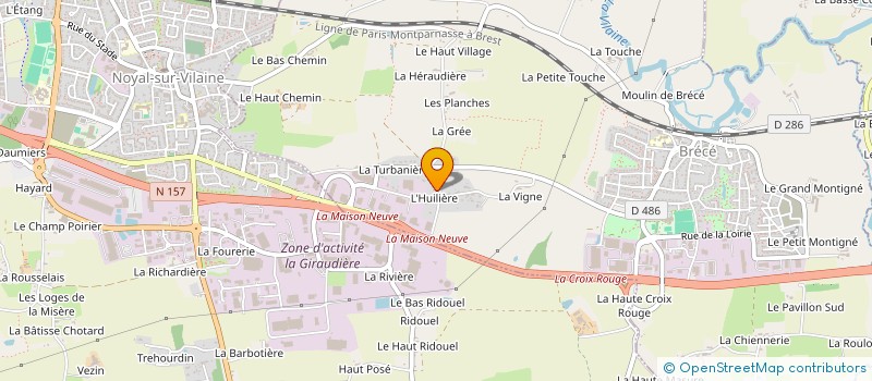 localisation de l'entreprise SCI DELPYA  BRECE