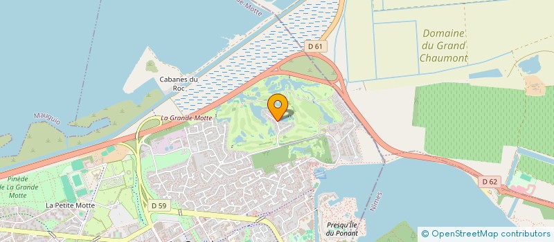 localisation de l'entreprise SCI DELRIEU  LA GRANDE-MOTTE