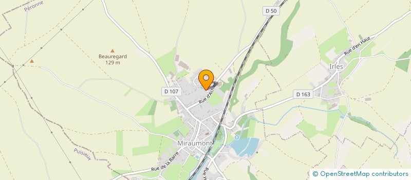 localisation de l'entreprise SCI DELROK  MIRAUMONT