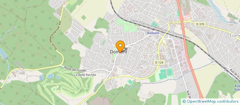 localisation de l'entreprise SCI DELROSE  DOMONT