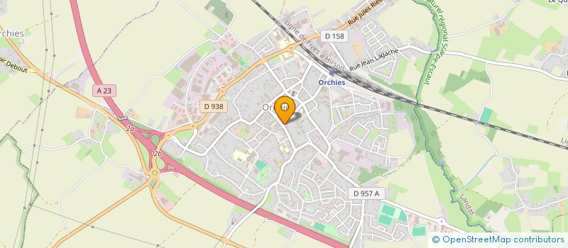 localisation de l'entreprise SCI DELROT FRERES  ORCHIES