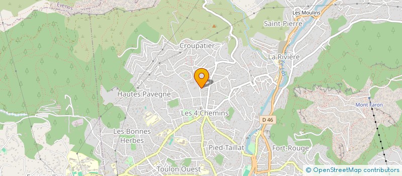 localisation de l'entreprise SCI DELROY  TOULON