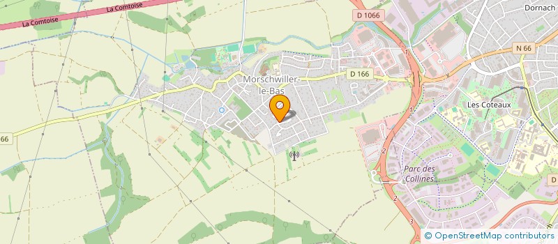 localisation de l'entreprise SCI DELSA  MORSCHWILLER-LE-BAS