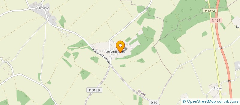 localisation de l'entreprise SCI DELSART  DROISY