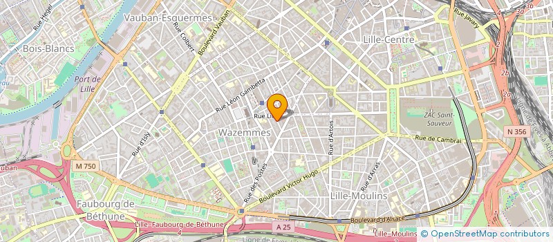localisation de l'entreprise SCI DELSART-GRANIER à LILLE