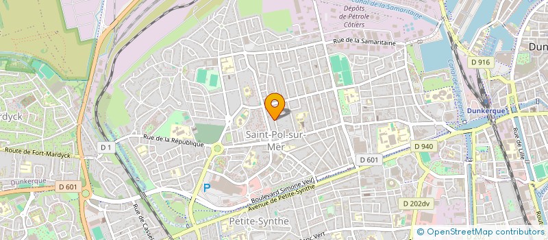 localisation de l'entreprise SCI DELSCOT à DUNKERQUE