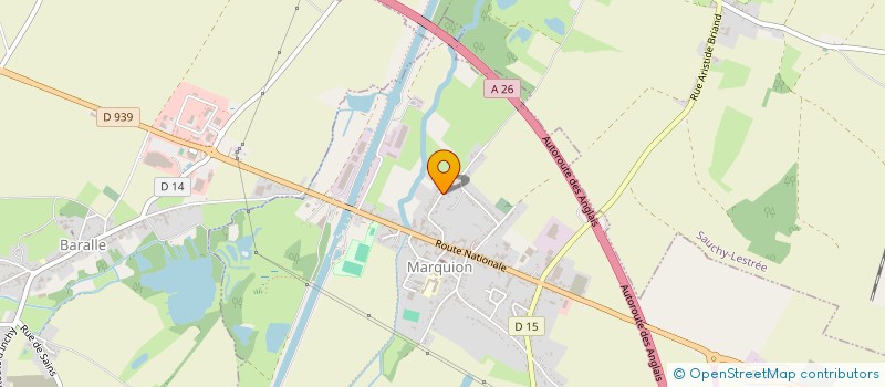 localisation de l'entreprise SCI DELSERT-FROISSART  MARQUION