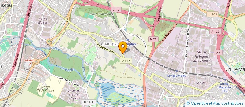 localisation de l'entreprise SCI DELSEY  CHAMPLAN