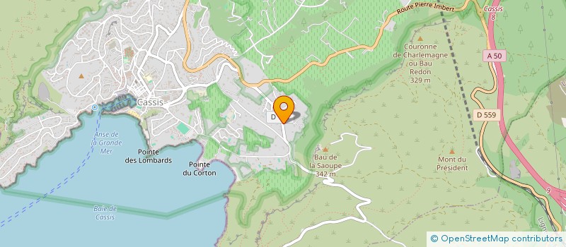 localisation de l'entreprise SCI DELSIF  CASSIS