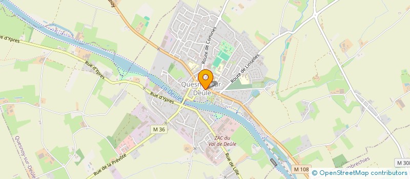 localisation de l'entreprise SCI DELSIM à QUESNOY-SUR-DEULE