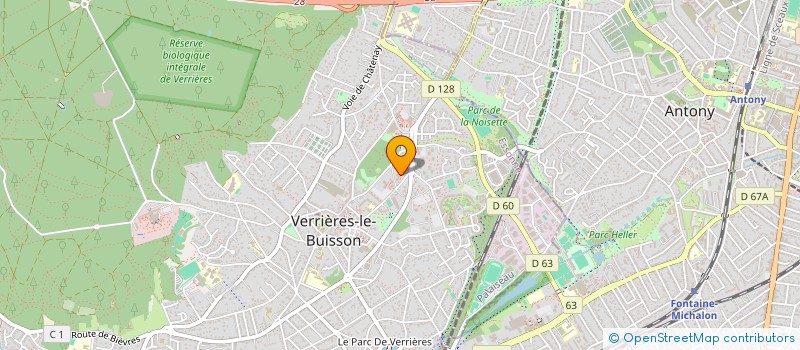 localisation de l'entreprise SCI DELSOU à VERRIERES-LE-BUISSON
