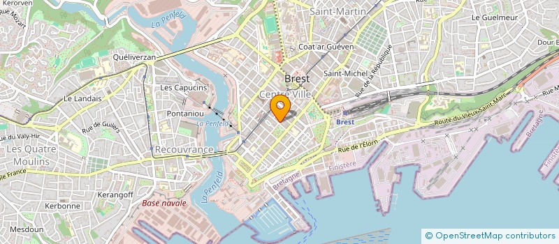 localisation de l'entreprise SCI DELTA à BREST