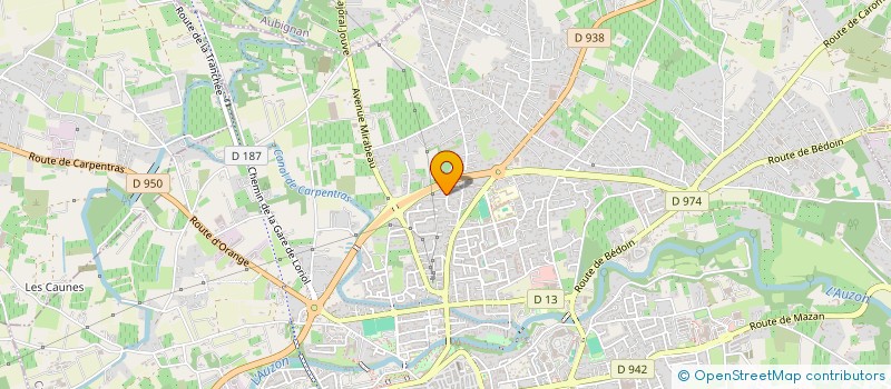 localisation de l'entreprise SCI DELTA  CARPENTRAS