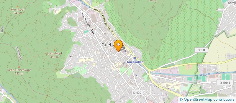 localisation de l'entreprise SCI DELTA  GUEBWILLER