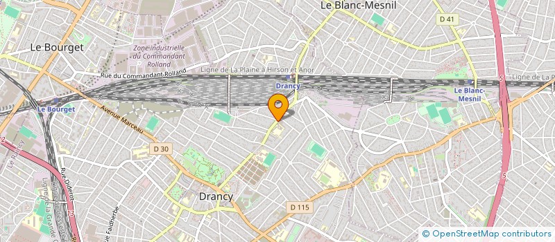 localisation de l'entreprise SCI DELTA  DRANCY